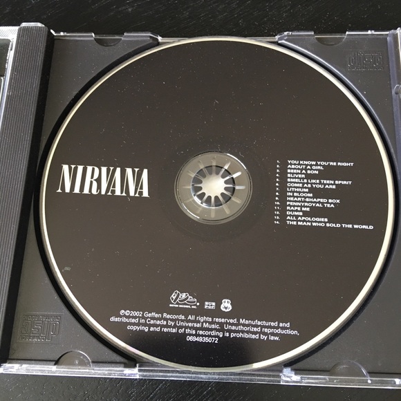 NIRVANA - NIRVANA CD ALBUM 2002 GEFFEN RECORDS - Picture 3 of 4